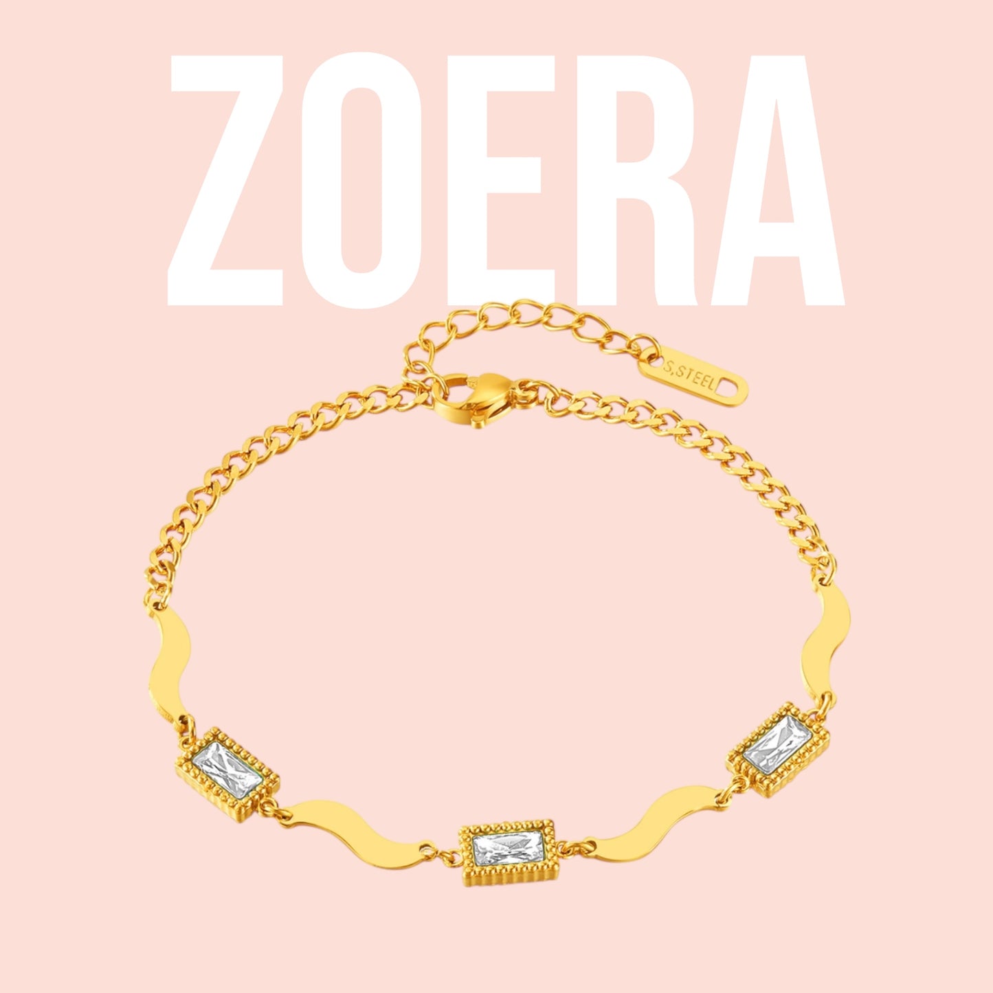 Armband Gold und Blau